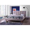 Baxton Studio Jonesy Mid-century Beige Upholstered Full Size Platform Bed 120-6703
